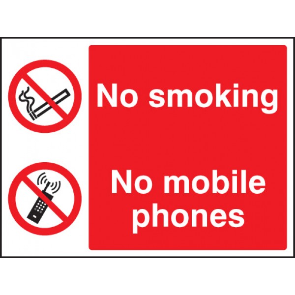 No smoking or mobile phones (3013)