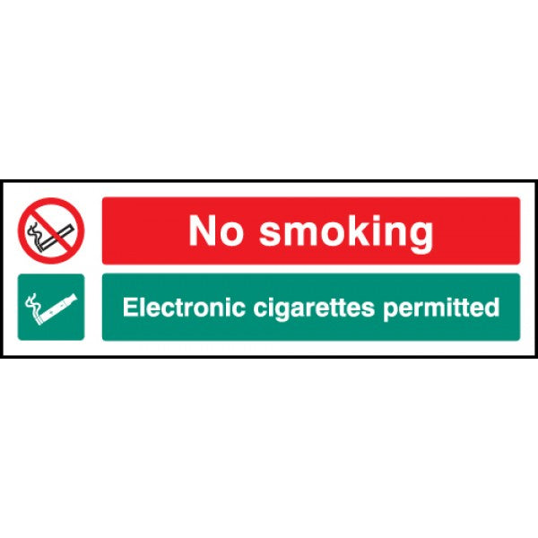 No smoking Electronic cigarettes permitted (3085)
