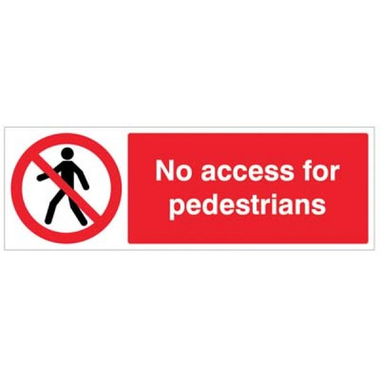 No access for pedestrians (3208)