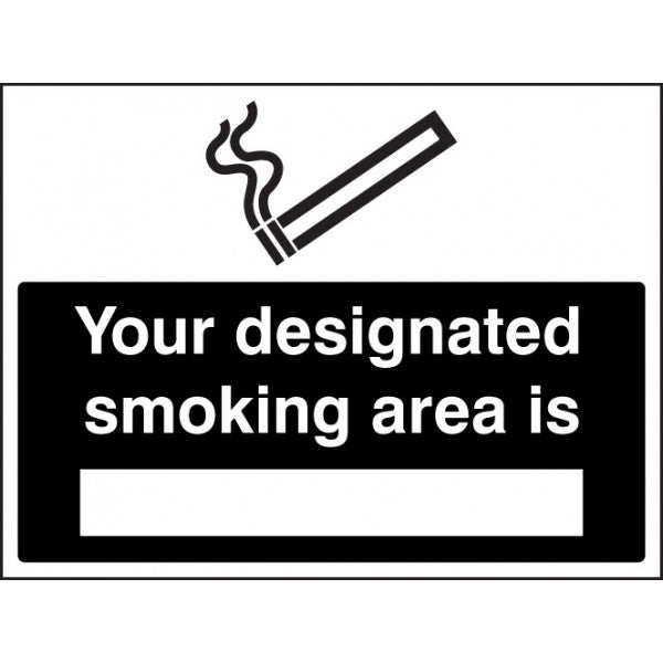 Your designated smoking area is (white/black) (3249)