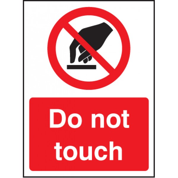 Do not touch (3405)