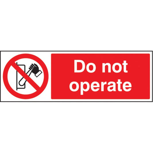 Do not operate (3410)