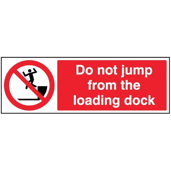 Do not jump from loading dock (3646)