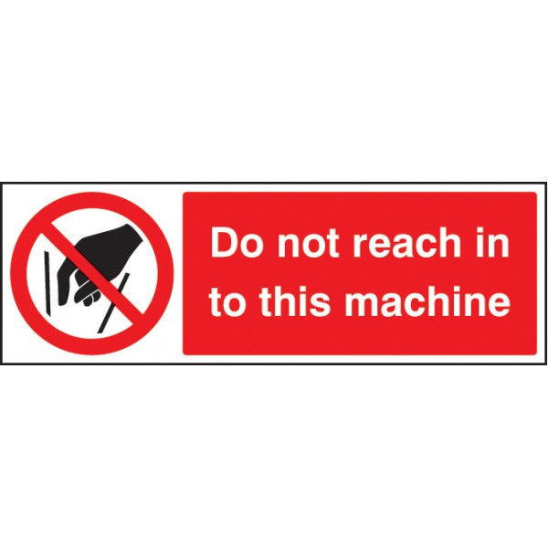 Do not reach in to this machine (3655)
