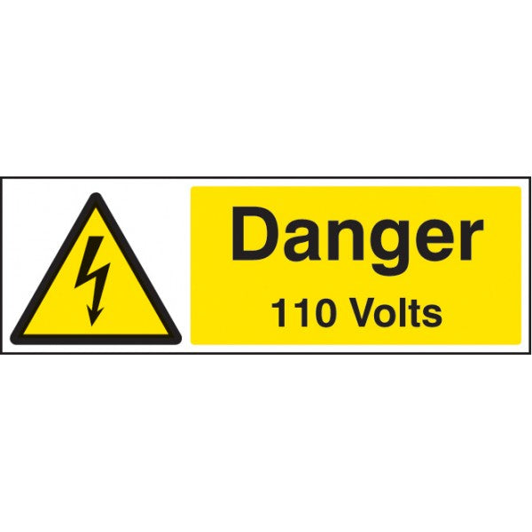 Danger 110 volts (4002)