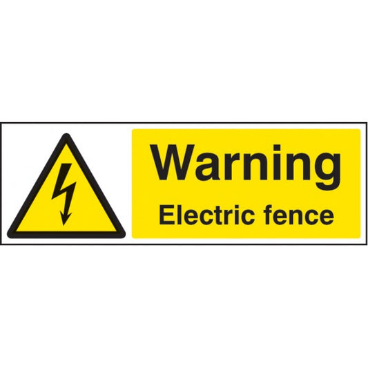 Warning electric fence (4023)