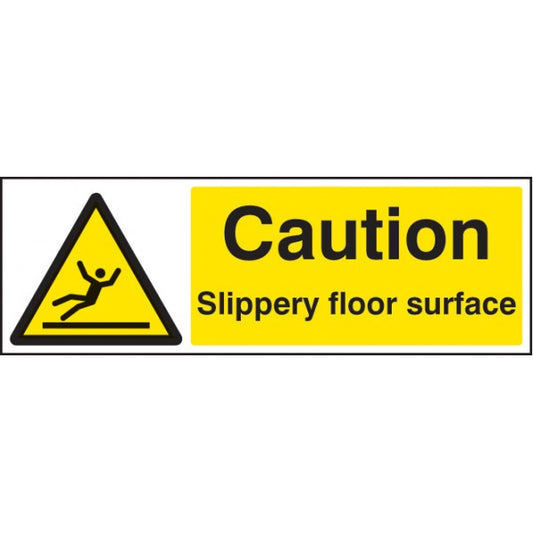 Caution slippery floor surface (4213)