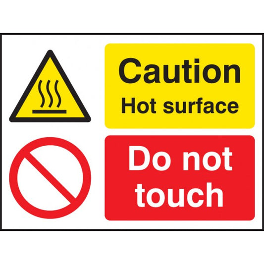 Caution hot surface do not touch (4237)