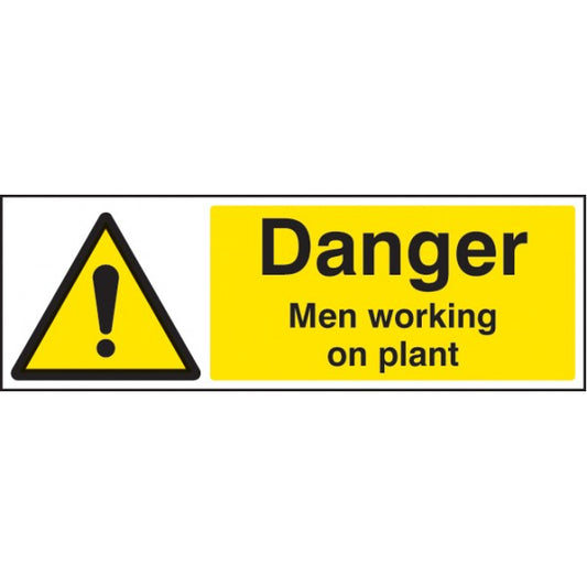Danger men working on plant (4245)