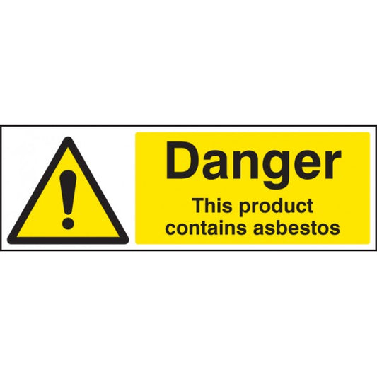 Danger this product contains asbestos (4260)