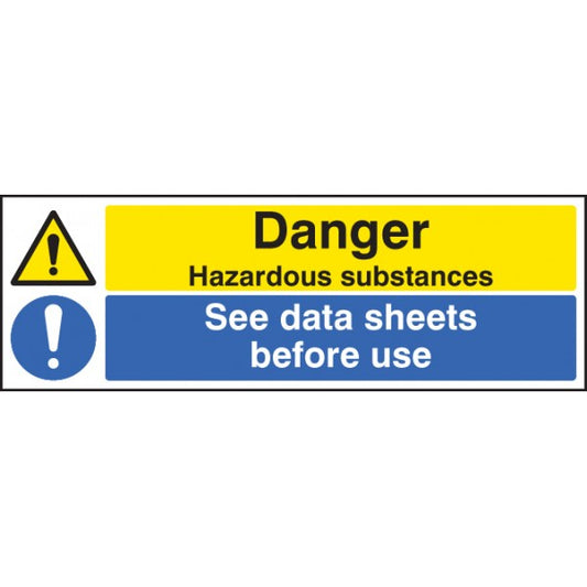 Danger hazardous substances see data sheets (4269)