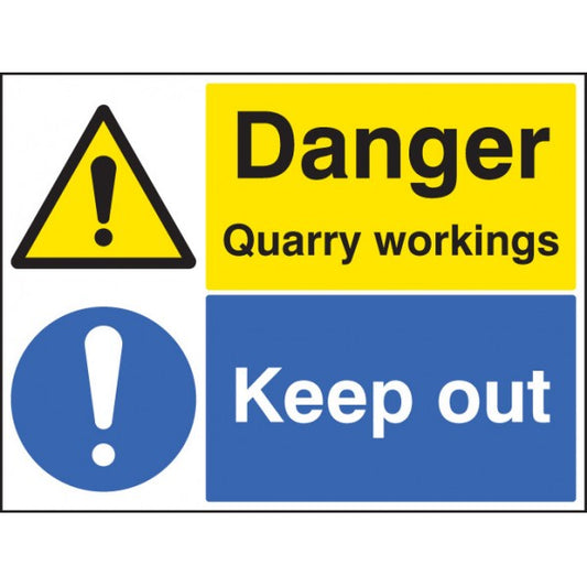 Danger quarry workings keep out (4292)