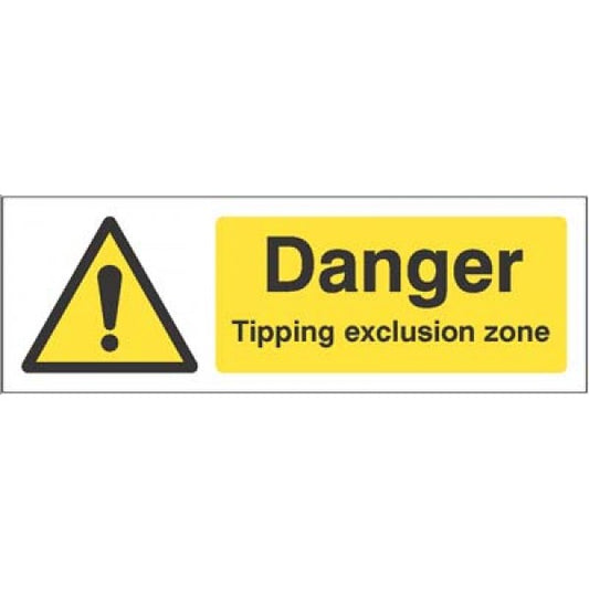Danger Tipping exclusion zone (4518)