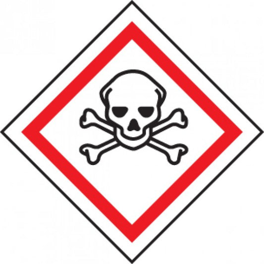 Toxic GHS label (4543)