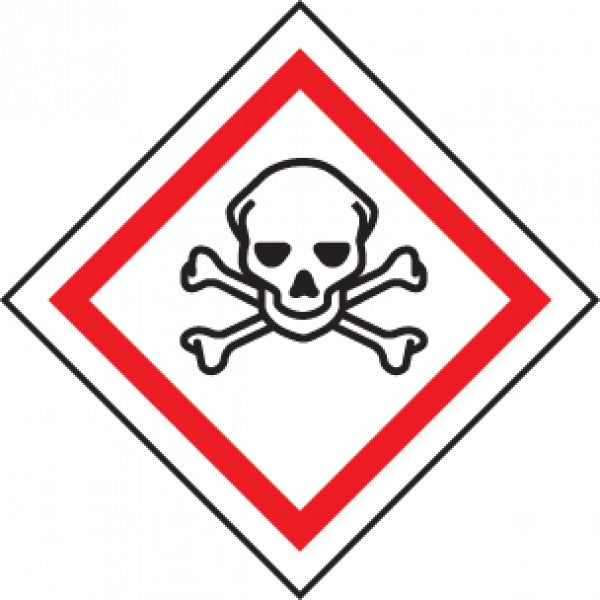 Toxic GHS label (4543)