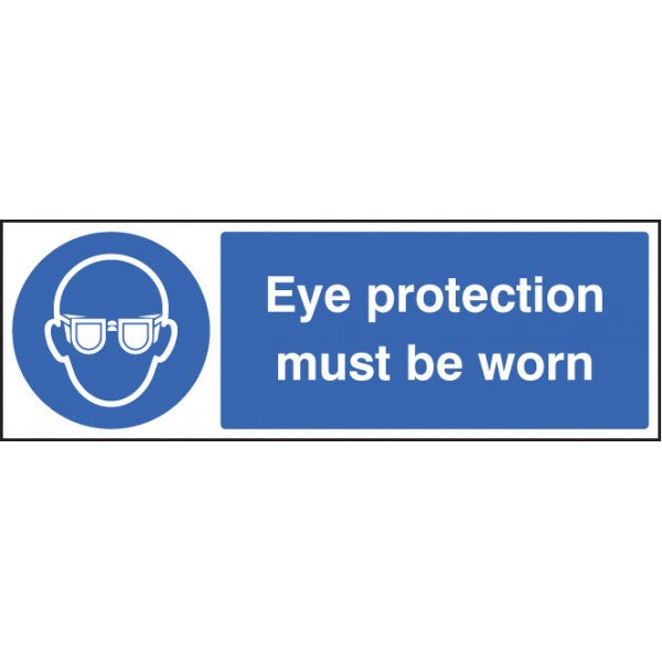 Eye protection must be worn (5003)