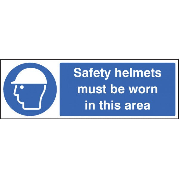 Safety helmets must be worn in this area (5016)