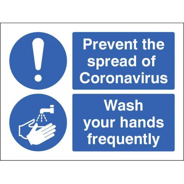Prevent the spread of coronavirus Wash your hands frequently (5026)