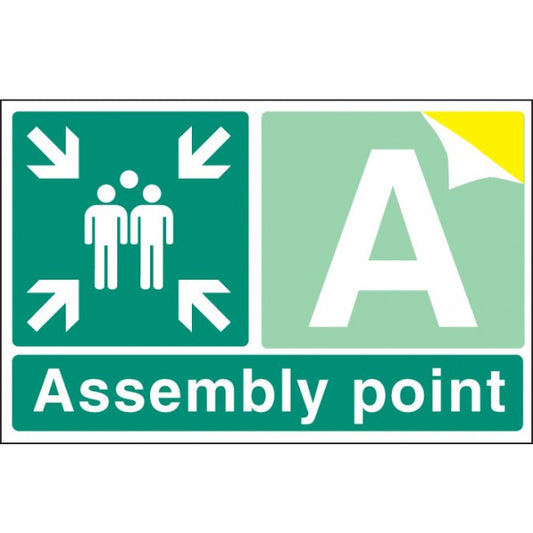 Special Assembly point rigid plastic 600x400mm (2111)