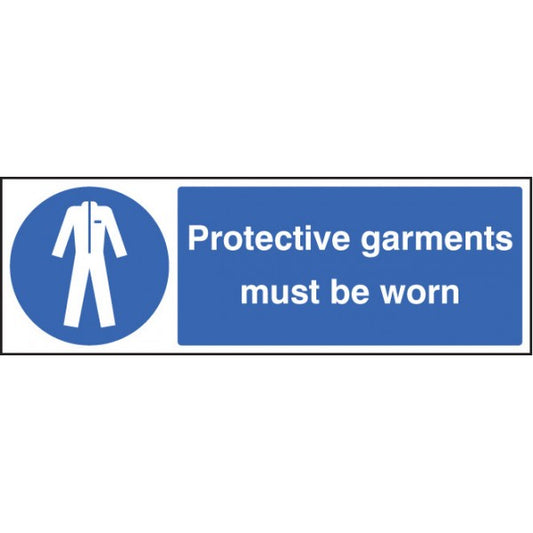 Protective garments must be worn (5212)