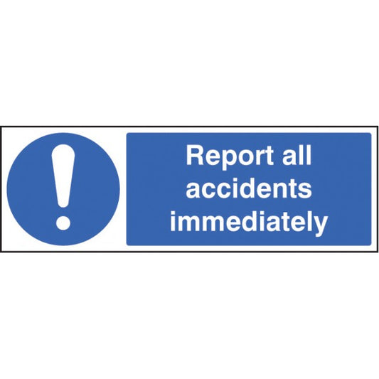 Report all accidents immediately (5214)