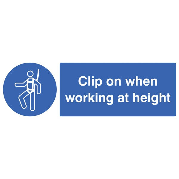 Clip on when working at height (5215)