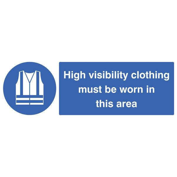 Hi visibility clothing must be worn in this area (5218)