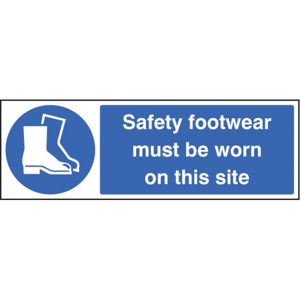 Safety footwear must be worn on this site (5232)