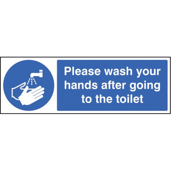 Please wash your hands after going to toilet (5424)