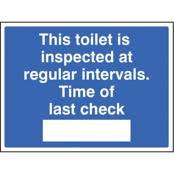 This toilet is inspected (5430)