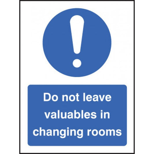 Do not leave valuables in changing rooms (5442)