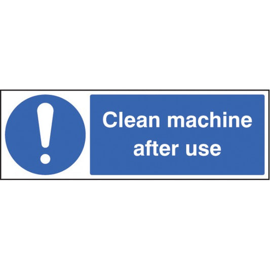Clean machine after use (5447)