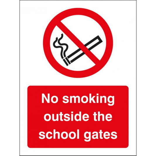 No smoking outside the school gates (5462)