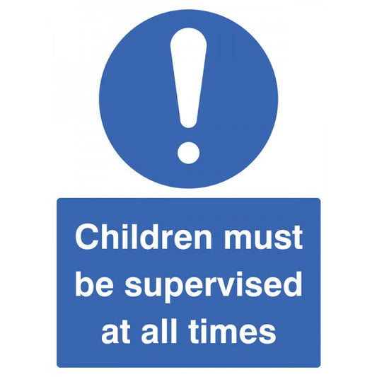 Children must be supervised at all times (5465)