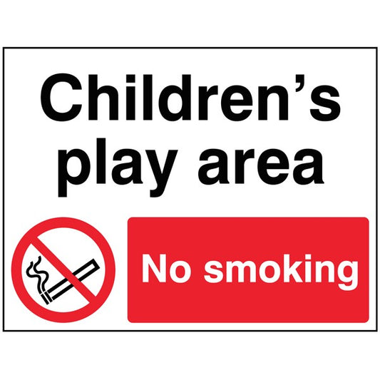Childrens play area No smoking (5468)