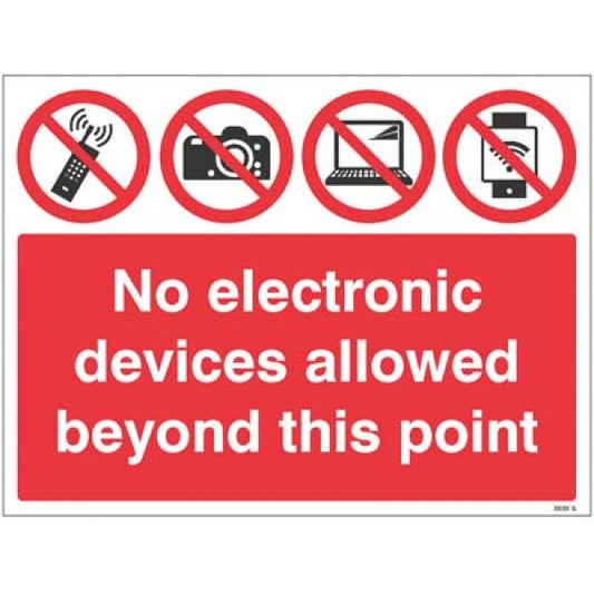 No electronic devices allowed beyond this point (5475)