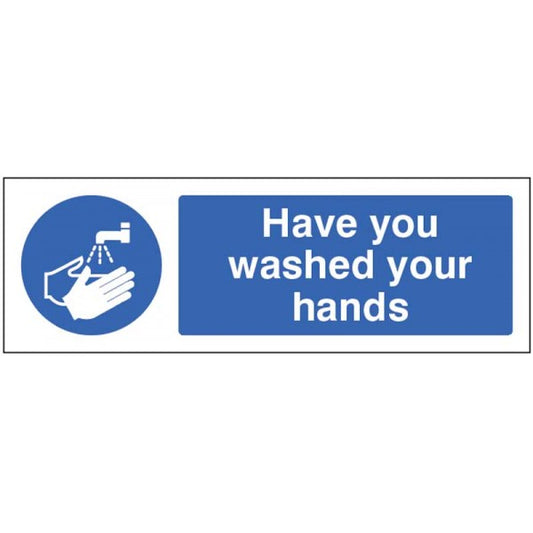 Have you washed your hands floor graphic 600x200mm (4995)