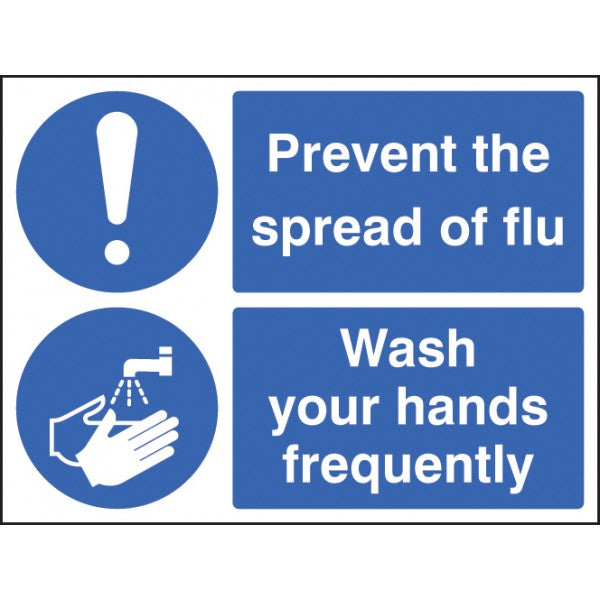 Prevent the spread of flu - Wash your hands frequently (5501)