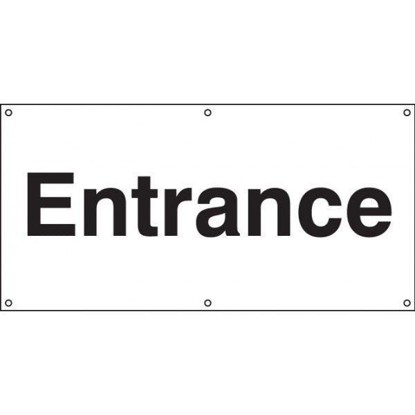 Entrance banner c/w eyelets (5094)