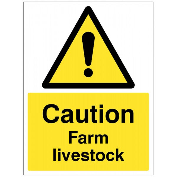 Caution Farm livestock (5514)