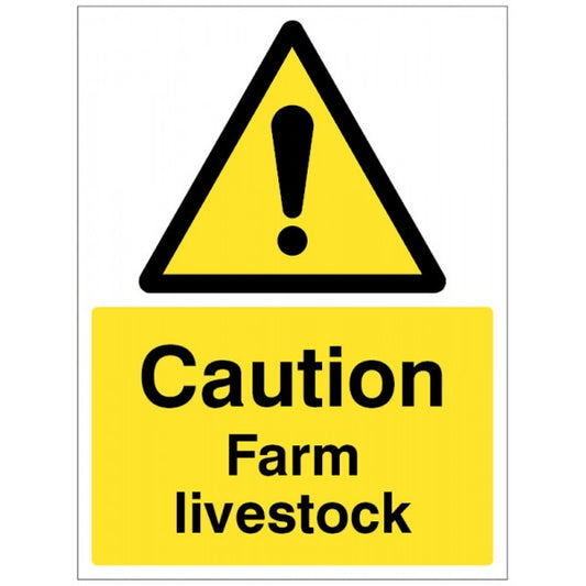 Caution Farm livestock (5514)