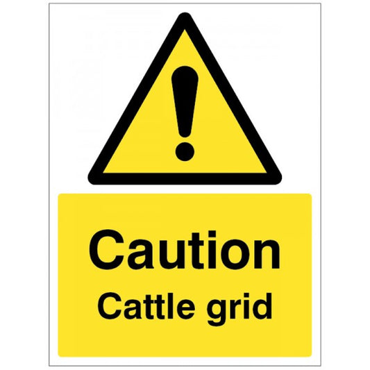 Caution Cattle grid (5515)