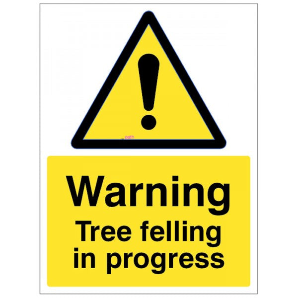 Warning Tree felling in progress (5517)