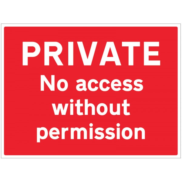 Private No access without permission (5519)