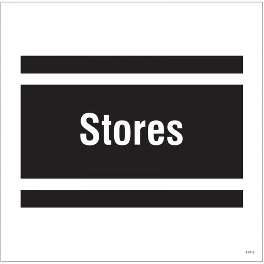 Stores, site saver sign 400x400mm (5718)