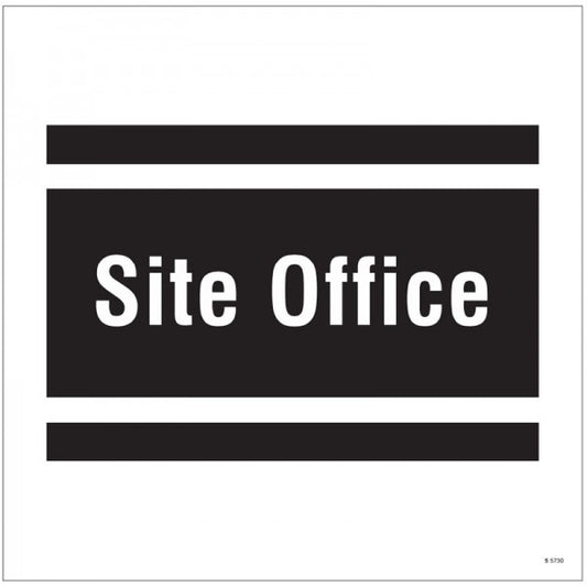 Site office, site saver sign 400x400mm (5730)