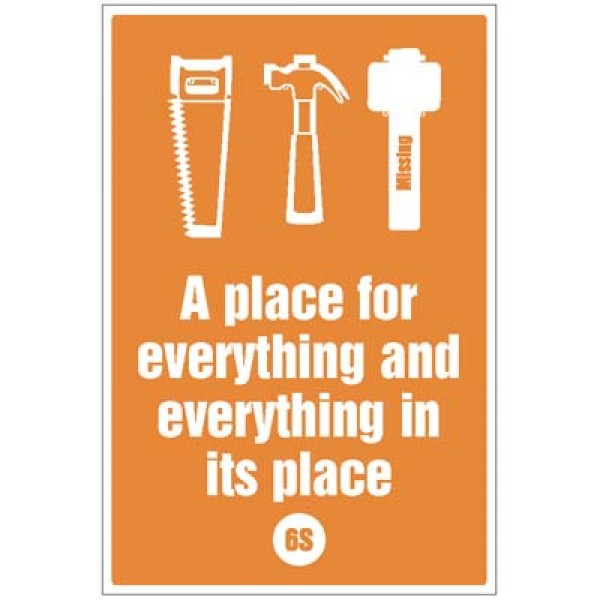 A place for everything and everything in its place - 6S Poster - 400x600mm rigid plastic (5952)