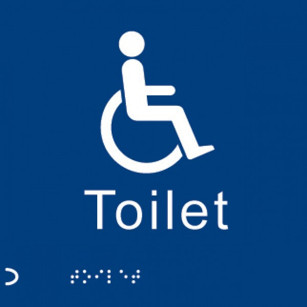 Braille - Disabled toilet (6107)