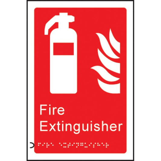 Braille - Fire extinguisher (6179)