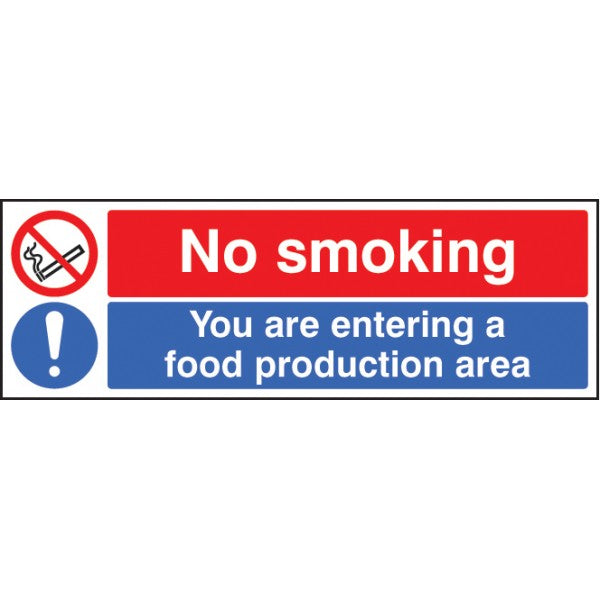 No smoking you are entering a food production area (5619)